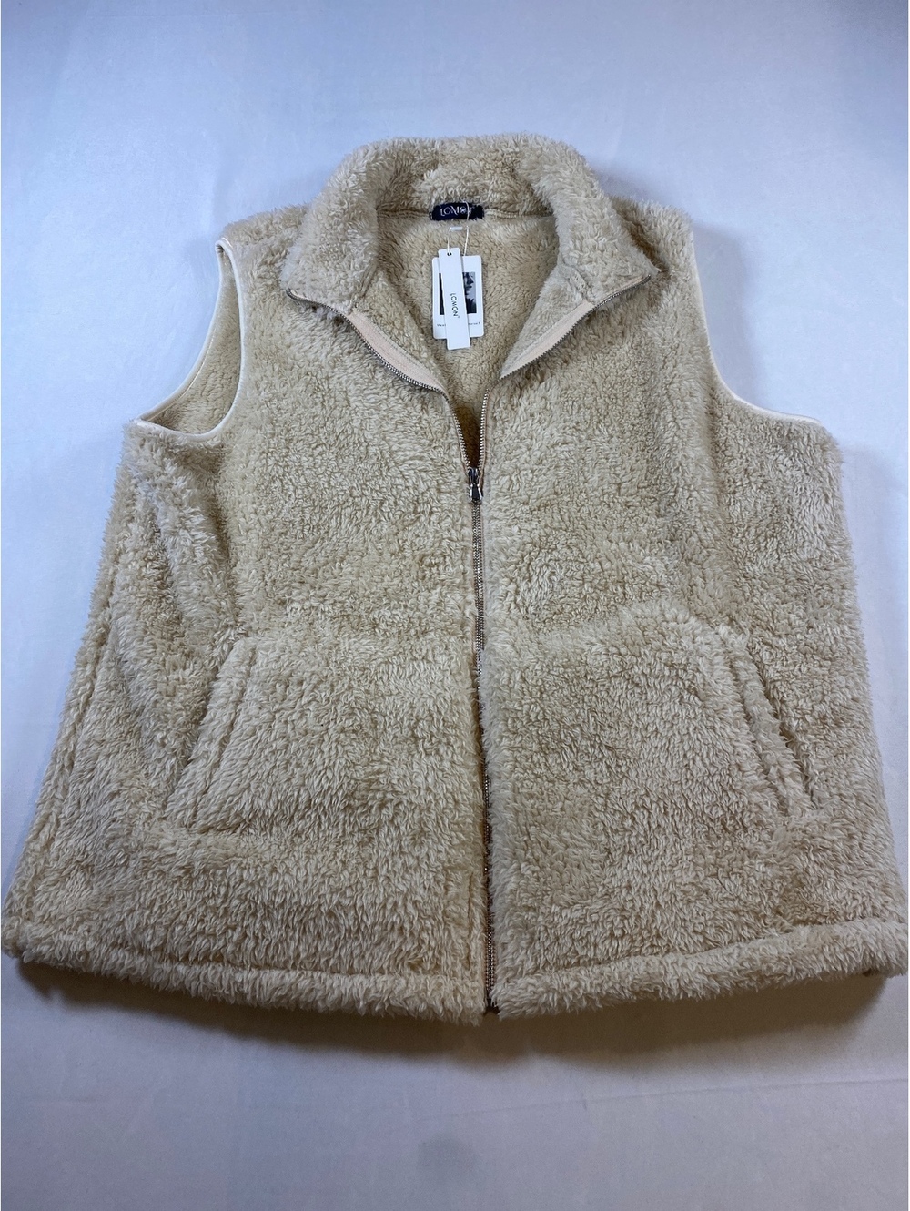 Lomon Sherpa Vest Women Size XXL